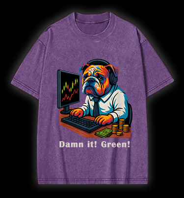 Angry Dog Trading Vintage Washed 100% Cotton T-Shirt