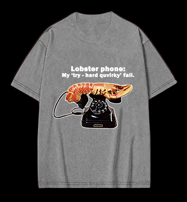 Lobster Dial Vintage Washed 100% Cotton T-Shirt