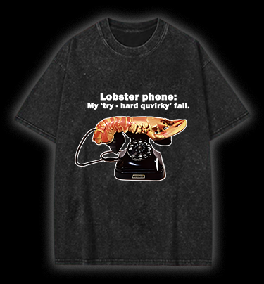 Lobster Dial Vintage Washed 100% Cotton T-Shirt