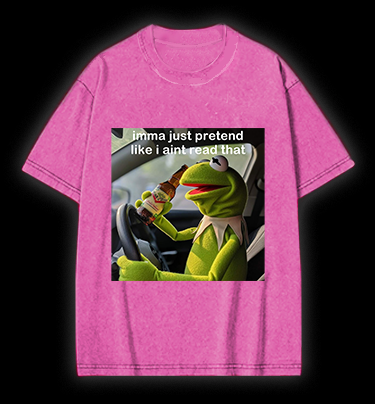 Kermit's Fake Ignorance Vintage Washed 100% Cotton T-Shirt