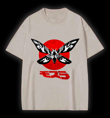 Mothra's Red Sun Vintage Washed 100% Cotton T-Shirt