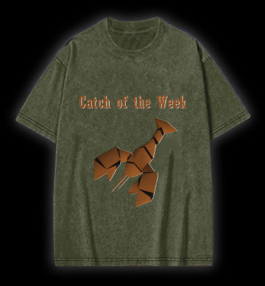 Weekly Lobster Catch Vintage Washed 100% Cotton T-Shirt