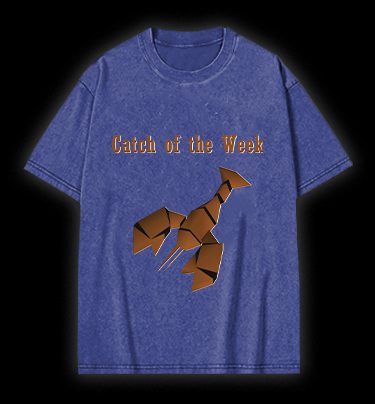 Weekly Lobster Catch Vintage Washed 100% Cotton T-Shirt