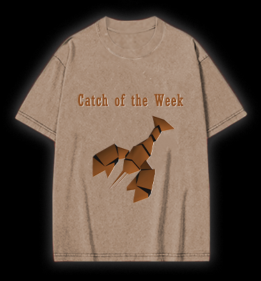 Weekly Lobster Catch Vintage Washed 100% Cotton T-Shirt