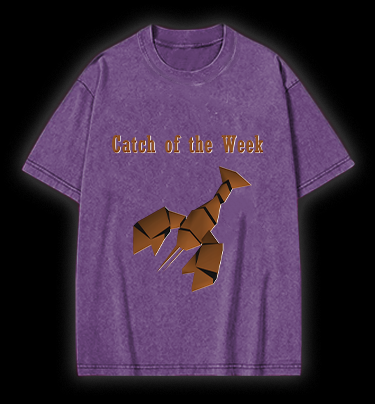 Weekly Lobster Catch Vintage Washed 100% Cotton T-Shirt