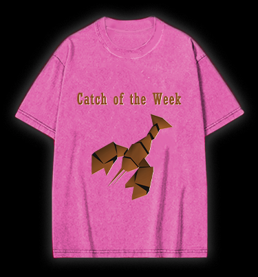 Weekly Lobster Catch Vintage Washed 100% Cotton T-Shirt