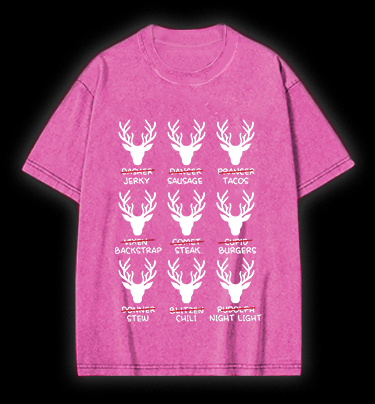 Deer Name Pranks Vintage Washed 100% Cotton T-Shirt
