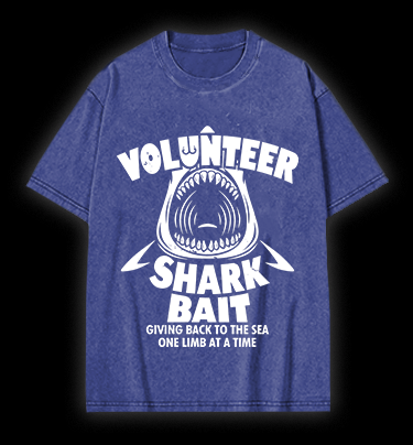 Shark Bait Vintage Washed 100% Cotton T-Shirt