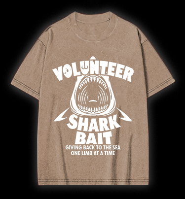 Shark Bait Vintage Washed 100% Cotton T-Shirt
