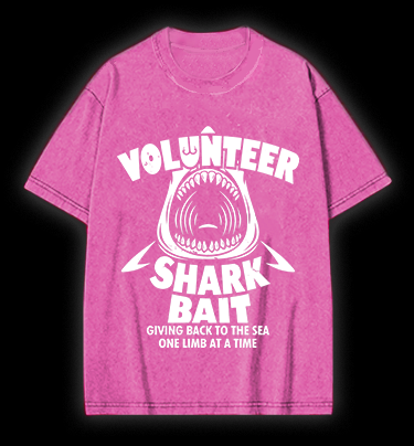 Shark Bait Vintage Washed 100% Cotton T-Shirt