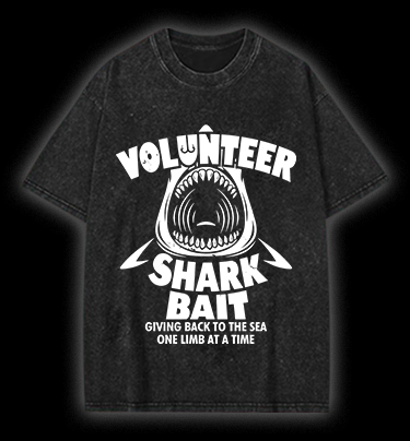 Shark Bait Vintage Washed 100% Cotton T-Shirt