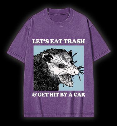 Mouse's Trash Plan Vintage Washed 100% Cotton T-Shirt