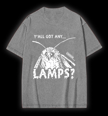 Moth Wants Lamps Vintage Washed 100% Cotton T-Shirt