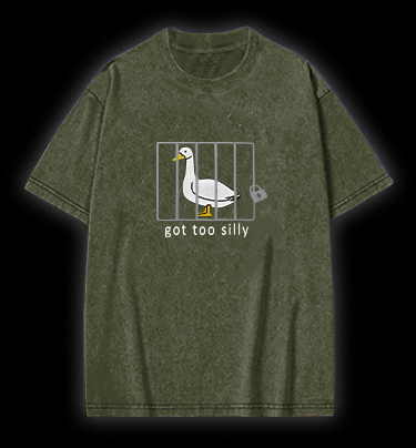 Goose: Silly Prisoner Vintage Washed 100% Cotton T-Shirt