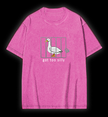 Goose: Silly Prisoner Vintage Washed 100% Cotton T-Shirt