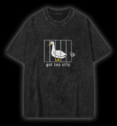 Goose: Silly Prisoner Vintage Washed 100% Cotton T-Shirt