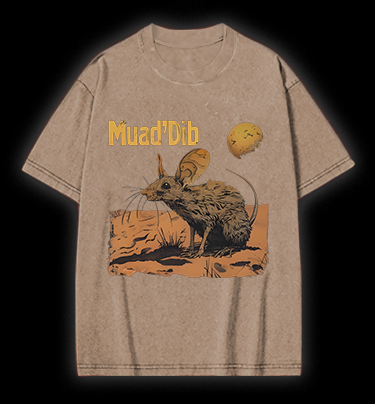 Mouse: Dune Symbol Vintage Washed 100% Cotton T-Shirt