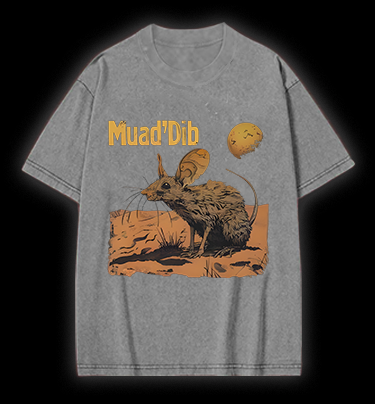 Mouse: Dune Symbol Vintage Washed 100% Cotton T-Shirt