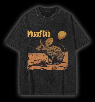 Mouse: Dune Symbol Vintage Washed 100% Cotton T-Shirt