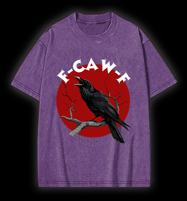 Raven's Quirky Call Vintage Washed 100% Cotton T-Shirt