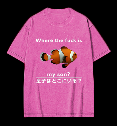 Fish's Son Hunt Vintage Washed 100% Cotton T-Shirt