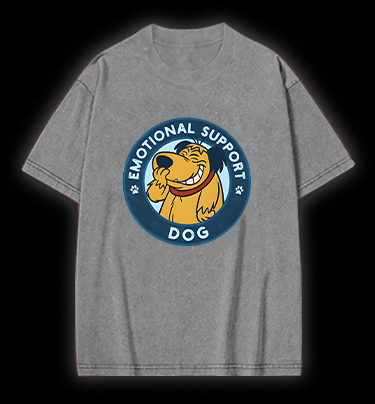 Dog's Heartwarming Style Vintage Washed 100% Cotton T-Shirt