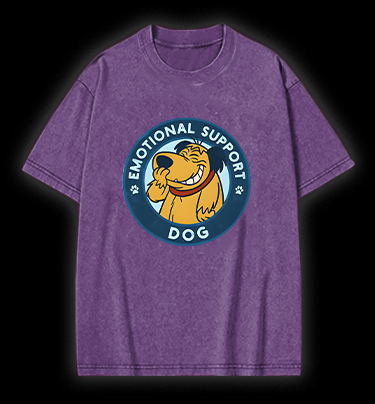 Dog's Heartwarming Style Vintage Washed 100% Cotton T-Shirt