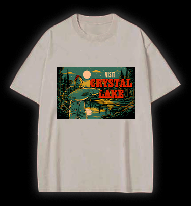 Fish's Lake Adventure Vintage Washed 100% Cotton T-Shirt