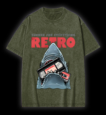 Shark's Vintage Love Vintage Washed 100% Cotton T-Shirt