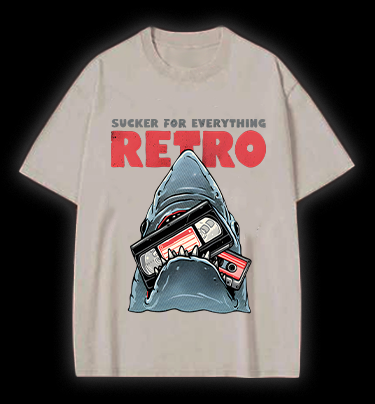 Shark's Vintage Love Vintage Washed 100% Cotton T-Shirt