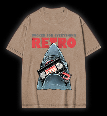 Shark's Vintage Love Vintage Washed 100% Cotton T-Shirt