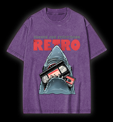 Shark's Vintage Love Vintage Washed 100% Cotton T-Shirt