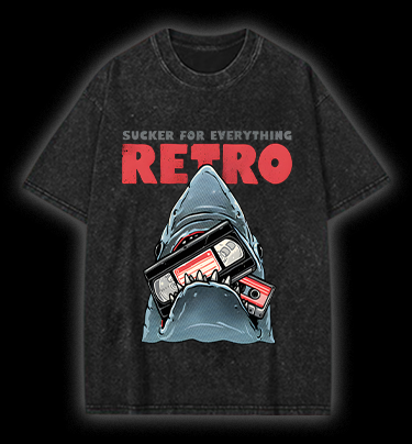 Shark's Vintage Love Vintage Washed 100% Cotton T-Shirt