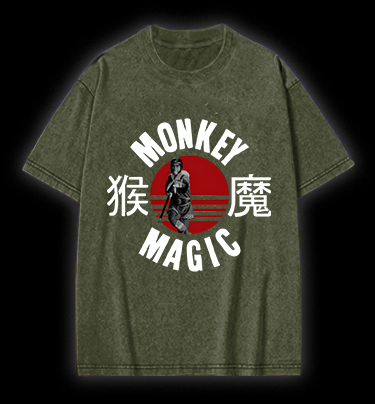 Monkey's Myth Style Vintage Washed 100% Cotton T-Shirt