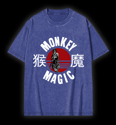 Monkey's Myth Style Vintage Washed 100% Cotton T-Shirt