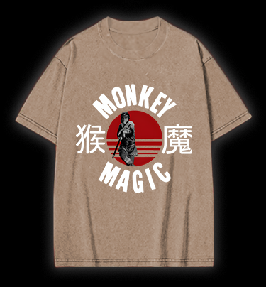 Monkey's Myth Style Vintage Washed 100% Cotton T-Shirt
