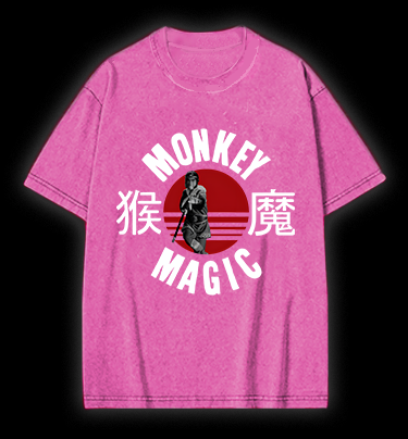 Monkey's Myth Style Vintage Washed 100% Cotton T-Shirt