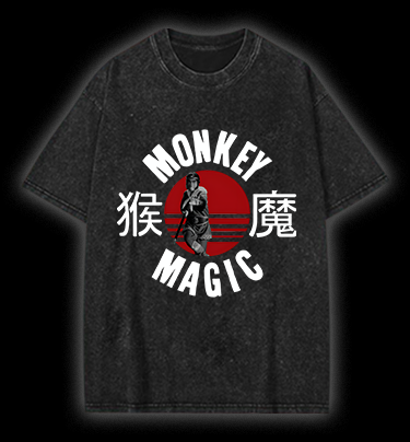Monkey's Myth Style Vintage Washed 100% Cotton T-Shirt