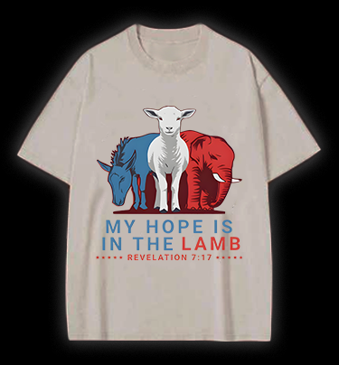Lamb's Faith Style Vintage Washed 100% Cotton T-Shirt