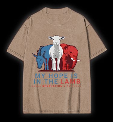 Lamb's Faith Style Vintage Washed 100% Cotton T-Shirt
