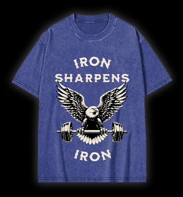 Strong Eagle Vibe Vintage Washed 100% Cotton T-Shirt