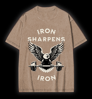 Strong Eagle Vibe Vintage Washed 100% Cotton T-Shirt