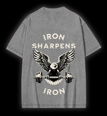 Strong Eagle Vibe Vintage Washed 100% Cotton T-Shirt