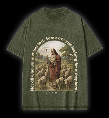 Lamb's Psalm Style Vintage Washed 100% Cotton T-Shirt