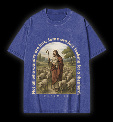 Lamb's Psalm Style Vintage Washed 100% Cotton T-Shirt