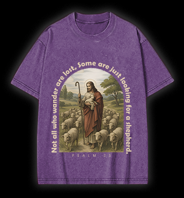 Lamb's Psalm Style Vintage Washed 100% Cotton T-Shirt
