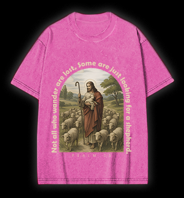 Lamb's Psalm Style Vintage Washed 100% Cotton T-Shirt