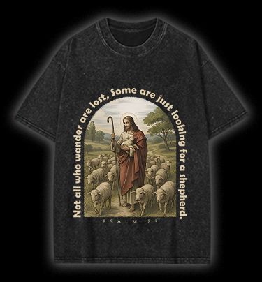 Lamb's Psalm Style Vintage Washed 100% Cotton T-Shirt
