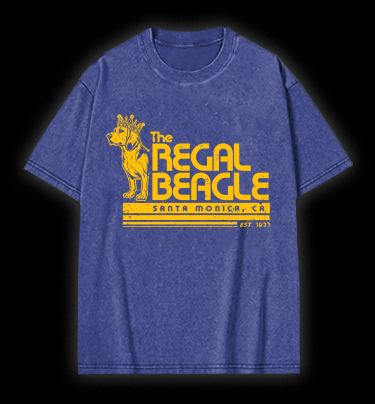 The REGAL BEAGLE Vintage Washed 100% Cotton T-Shirt