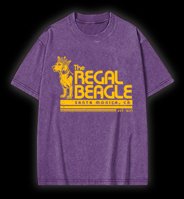 The REGAL BEAGLE Vintage Washed 100% Cotton T-Shirt